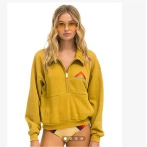 Aviator Nation Half Zip Medium NWT